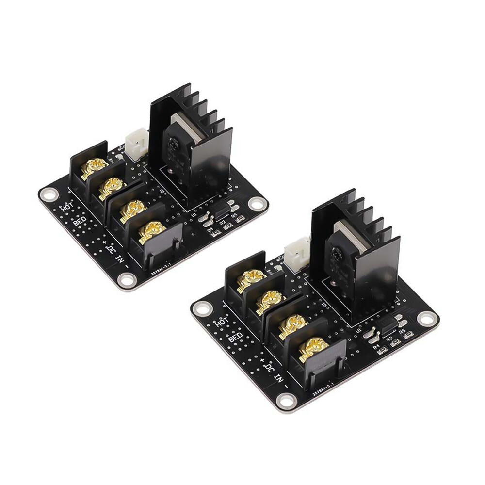 2x MOSFET High Current Load Hot Bed Module 3D Printer Power Expansion Board 24V