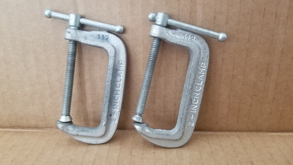 2PC 2inch No.112 C Clamp Working VGC