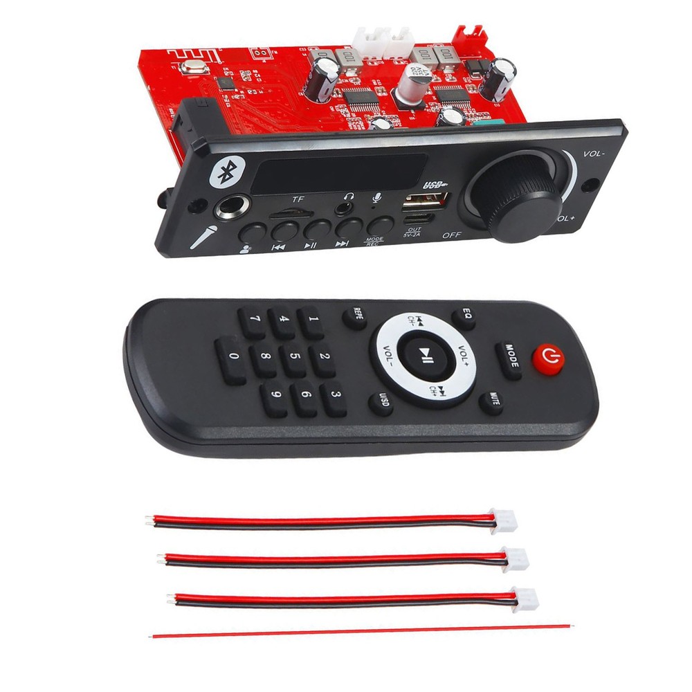MP3 Decoder Kit 160W Amplifier Bluetooth 5.0 DC12V Multi-devices Compatibility