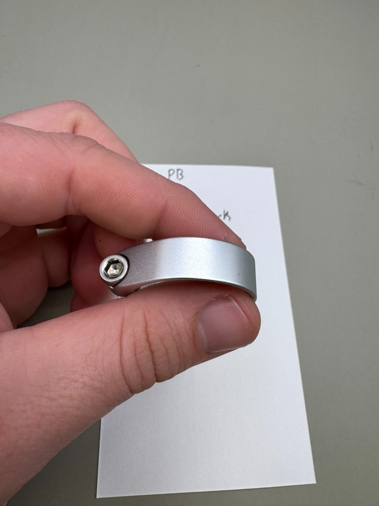 CCM PB Impulse Clamping Feedneck 2 x Collars-Silver