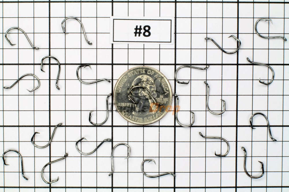100 Circle Offset Octopus Fishing Hooks 2X Strong Chemically Sharpened USA!