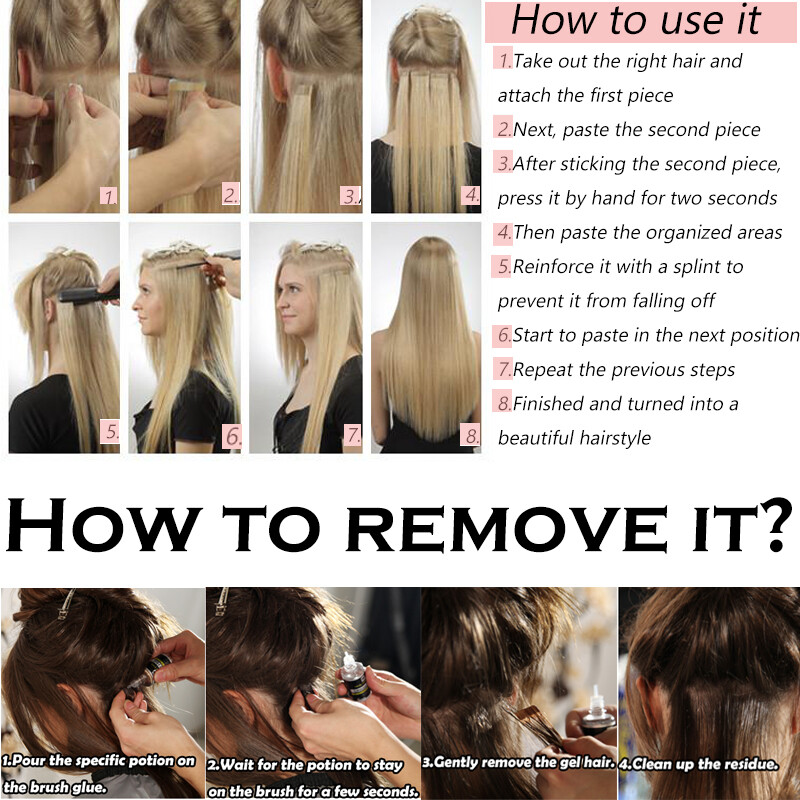 60PCS Tape-In Russian Remy Thick Human Hair Extensions Skin Weft Straight 150g F