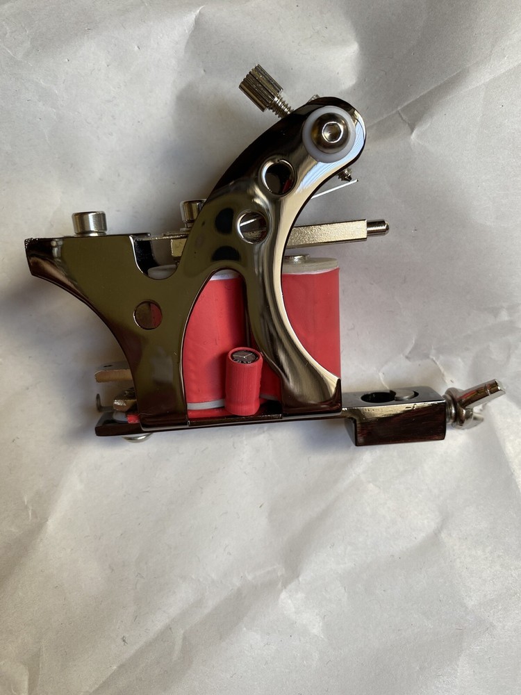 Double Frames Tattoo Machine Gun Liner Or Shader 10-wrap Coils A218