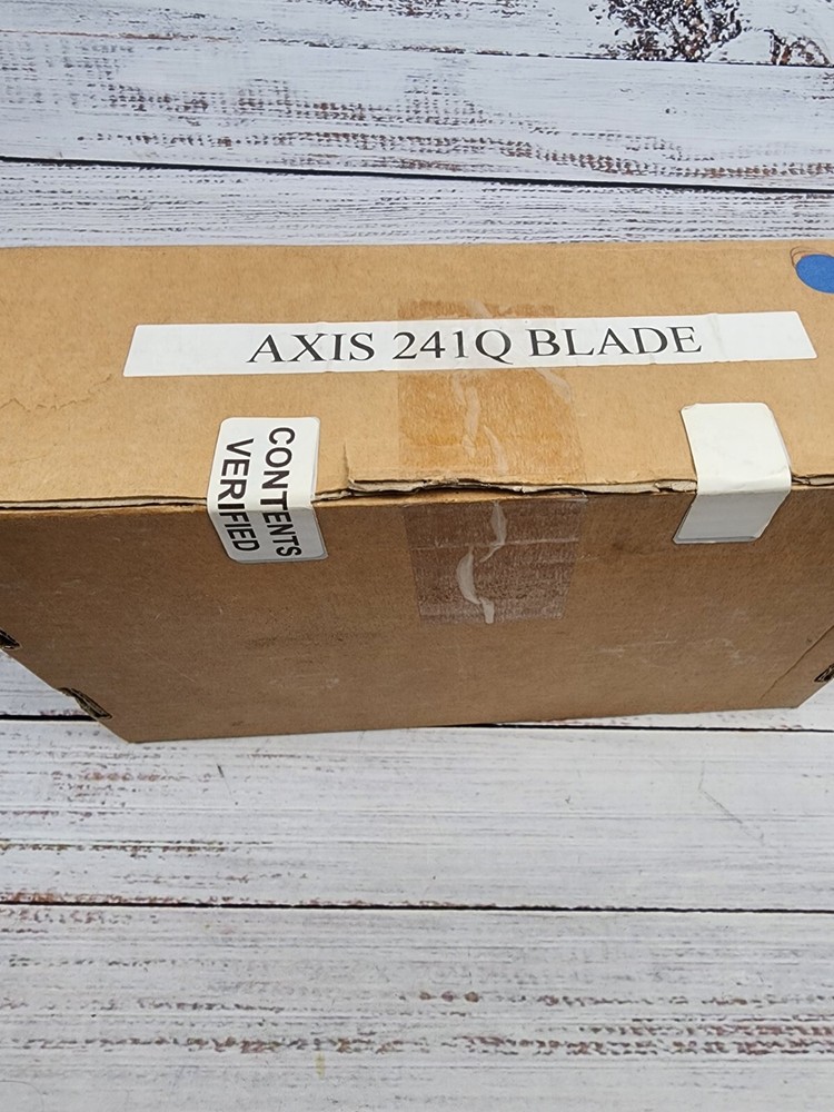 Axis 241Q Blade Video Server Rack 4-Channel Source PlugIn Module 0209-001-03 NIB