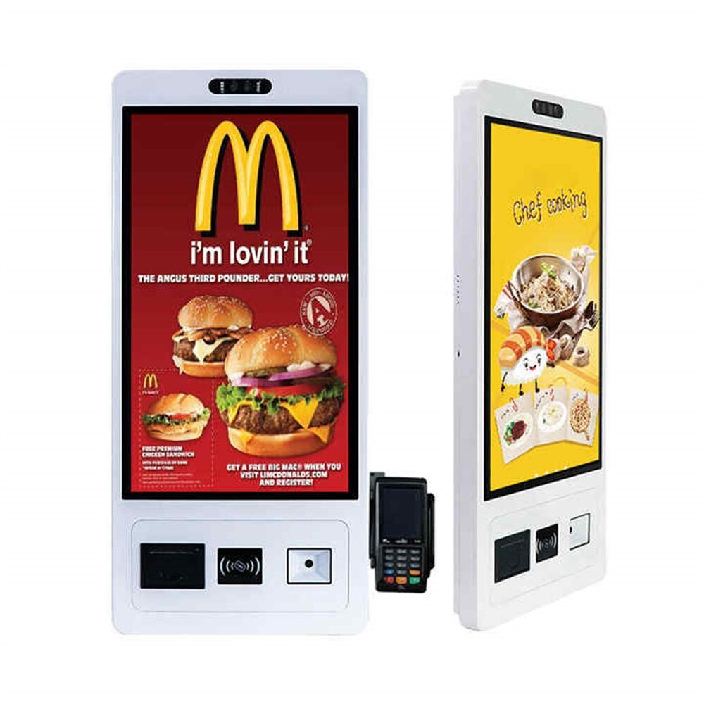 Wall Mount Touchscreen Ordering Machine Self Service for Restaurant