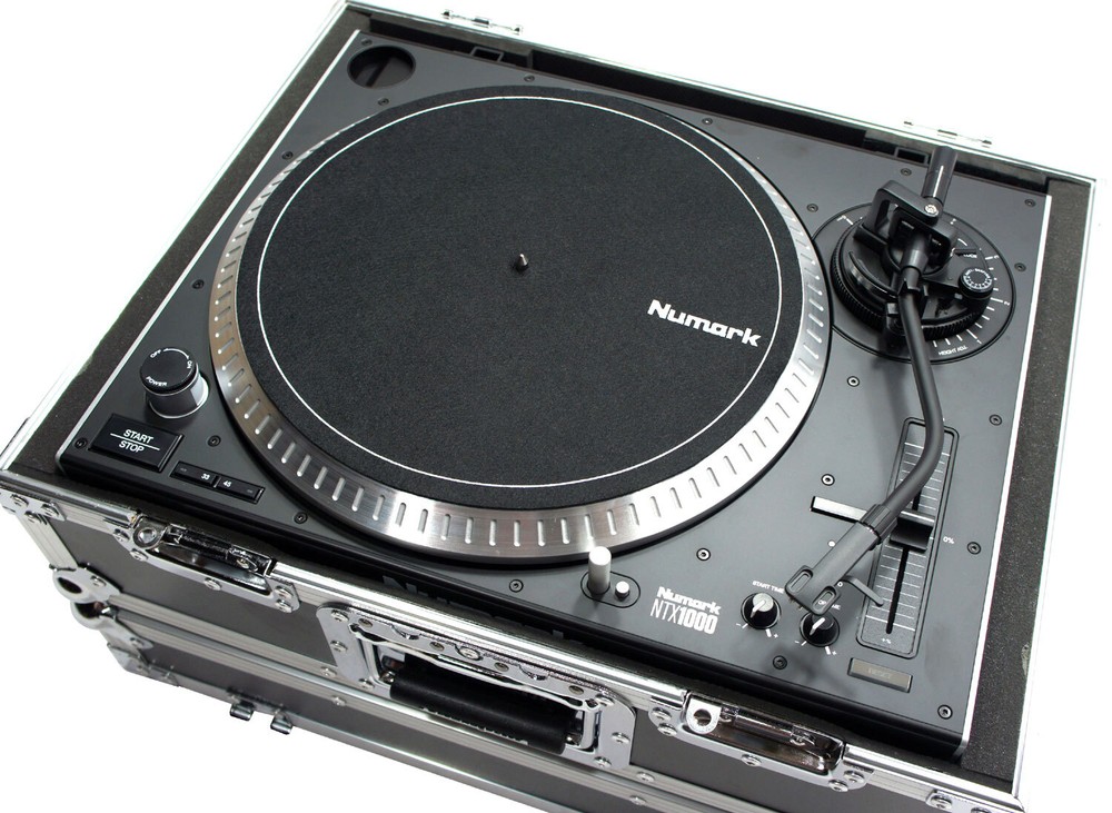 Harmony HC1200E Flight Foam Lined DJ Turntable Custom Case fits Technics 1200