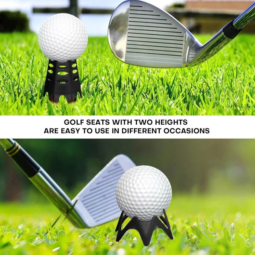 24 Pieces Golf Simulator Tees Durable Plastic for Home Driving Range Practice