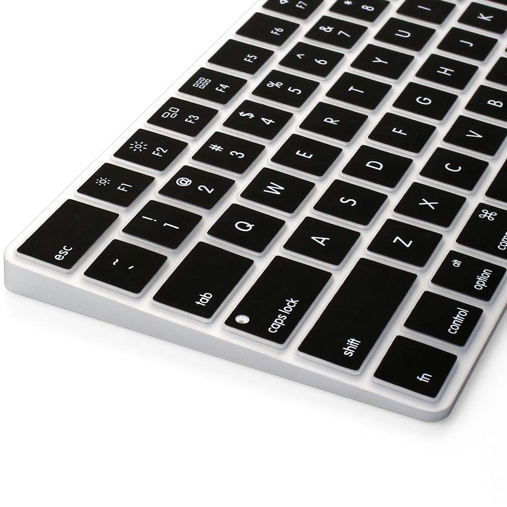 Ultra Thin Silicone Keyboard Protector Black for Magic Keyboard (MLA22LL/A)