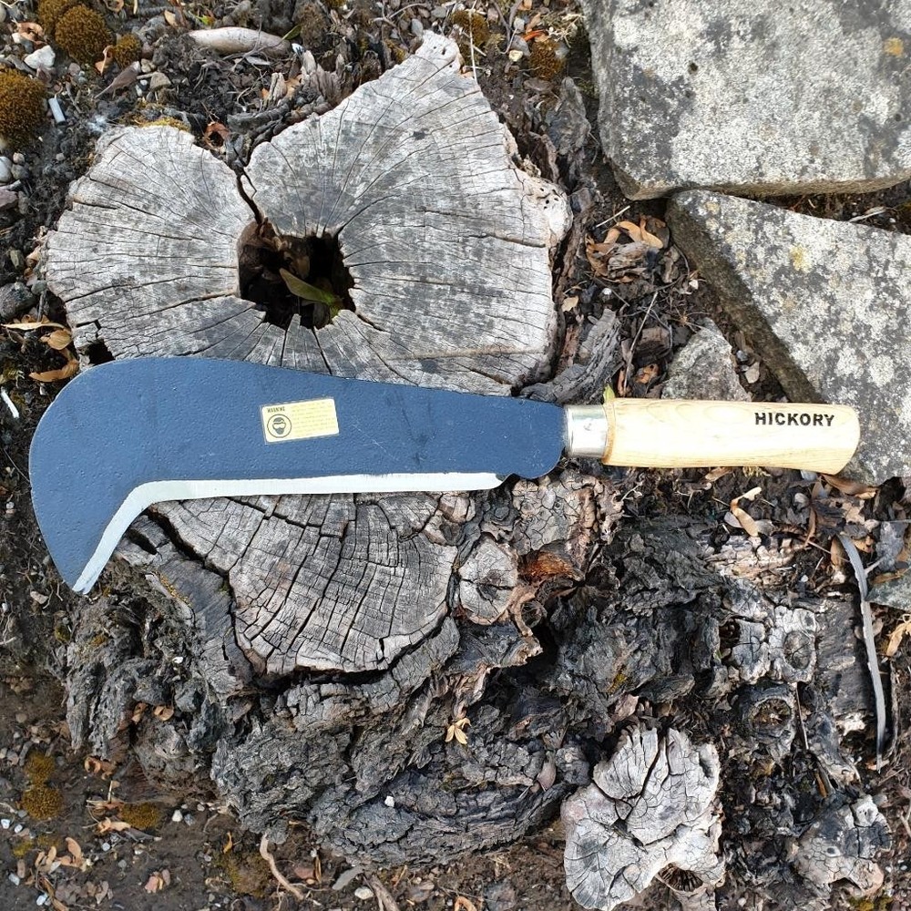 BILLHOOK GARDENING AXE HATCHET STICK CHOPPER BILL HOOK SLASHER PRUNING COPICING