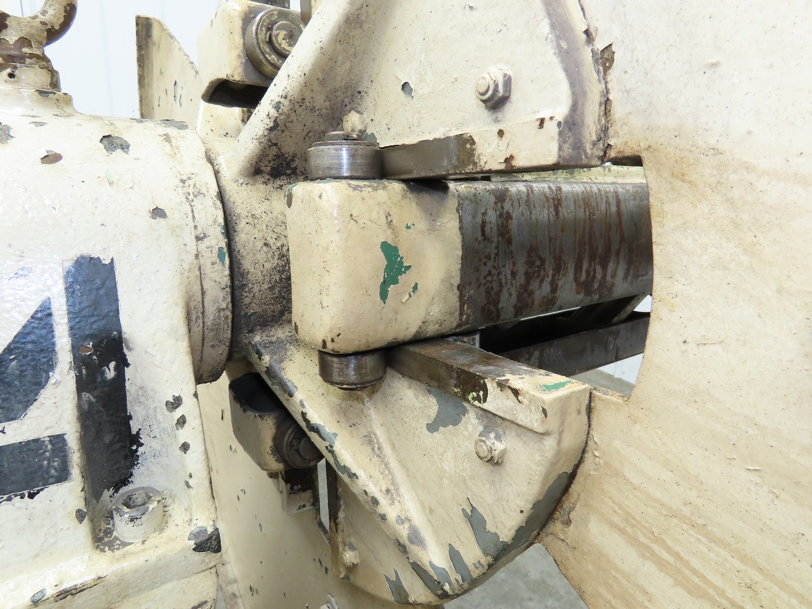 FJ Littell Machine No 40-18 Coil Stock Uncoiler 4000lbs 16-22" ID 18" W Decoiler