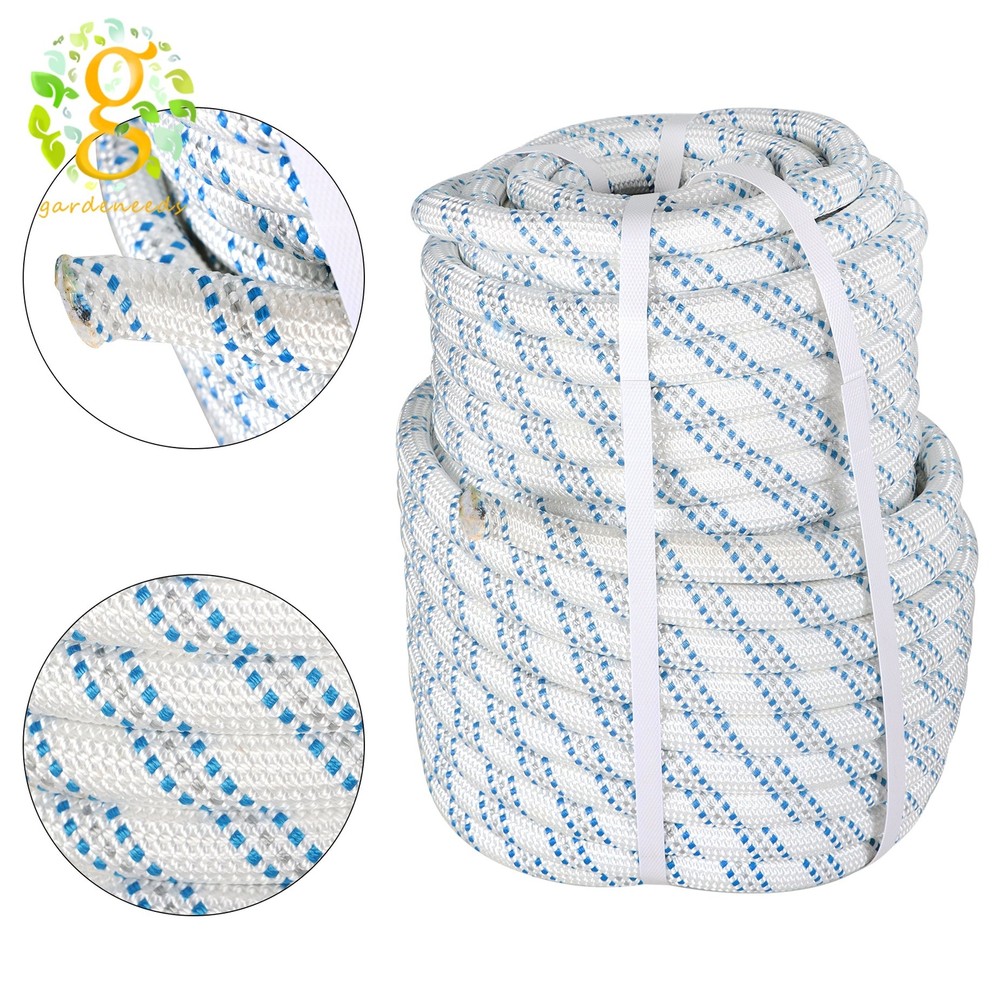 3/4" x 150' Braid Polyester Low-stretch Rope Rigging Line Utility 16500Lbs