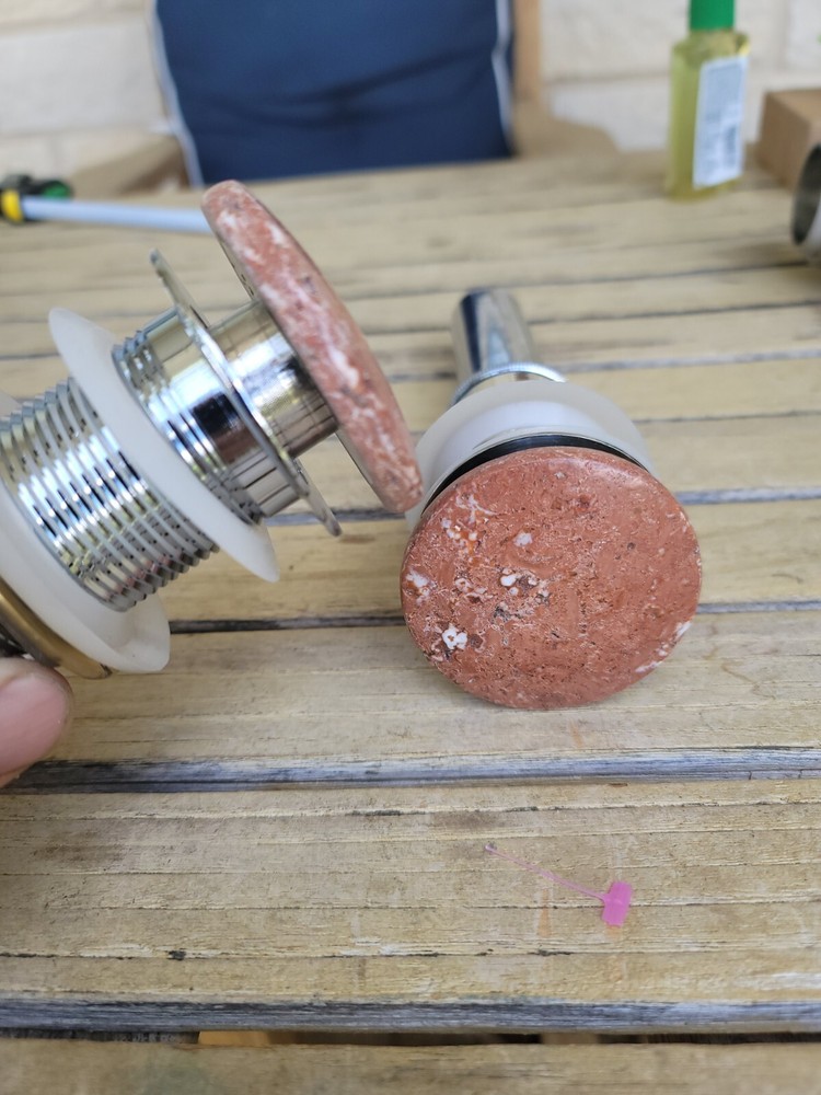 Marble Stone Pop-Up Drain