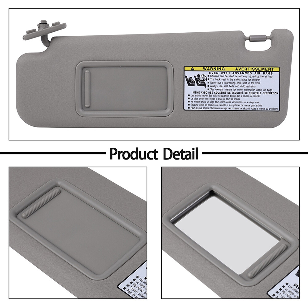 For 2003-2007 Toyota 4Runner Sun Visor Left Driver Side Tan