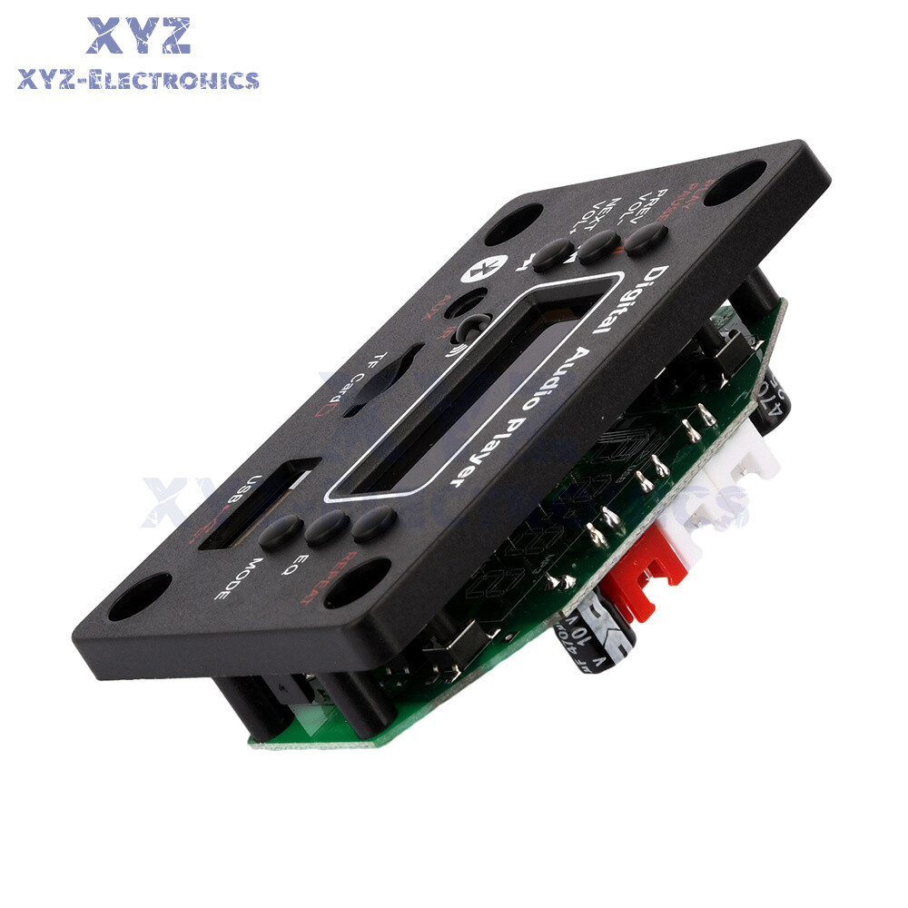 DC7-20V 2*40W Bluetooth Digital Audio Player MP3 Decoder / Power Amplifier Board