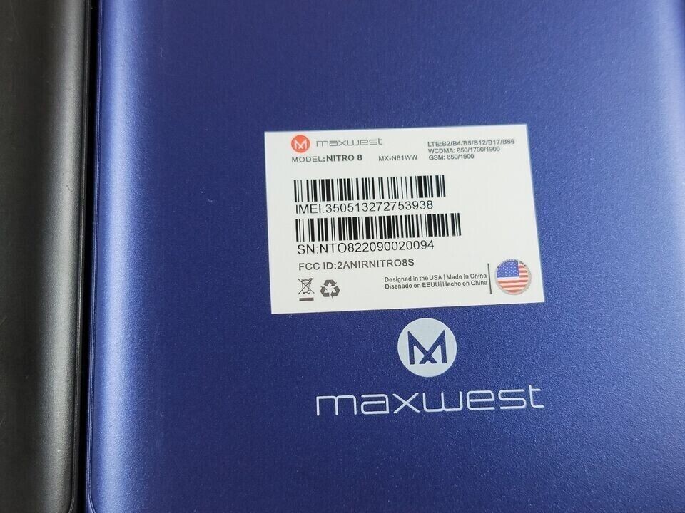 8 inch Touch Screen Digitizer Replacement For Maxwest Nitro 8 Tablet