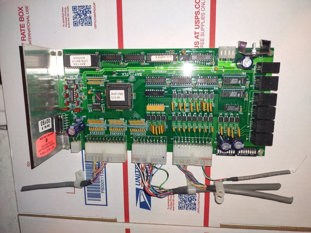baytek lite em up arcade redemption main pcb #6860