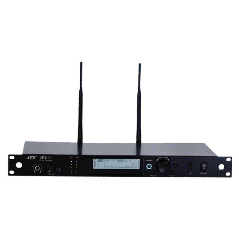 JTS SPT-1T Dual-Channel UHF Wireless Audio Transmitter, 2.4GHz