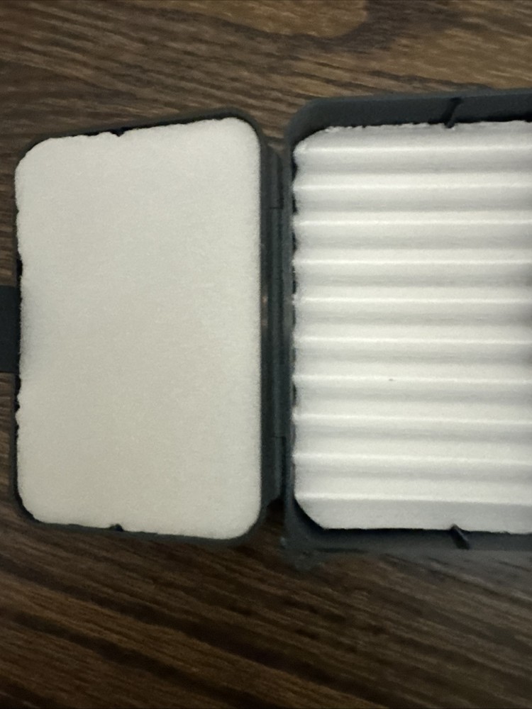 2 Small Fly Boxes Lightweight- New! Perfect Small Size - 2 Separate Fly Boxes