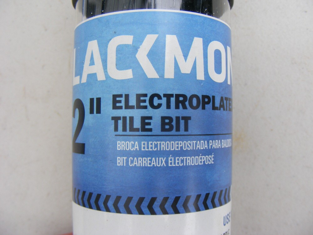 Lackmond 2" Electroplate Tile Bit DTB200 NOS