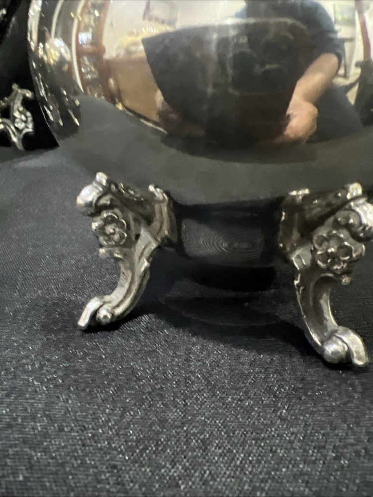 Vintage Silver Plate Tea Set Coffee Service 4 Piece