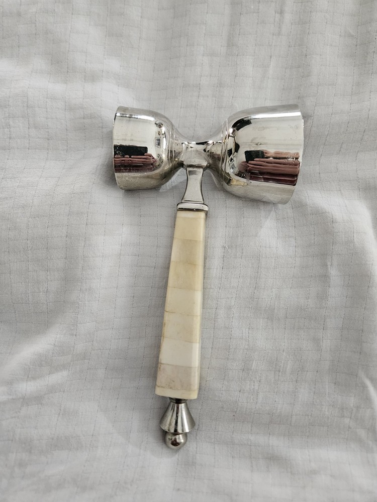 🍸Darren Ransdell 4-Piece Bar Tool Set – Bone Handles, MCM Elegance! 🍸🦴✨
