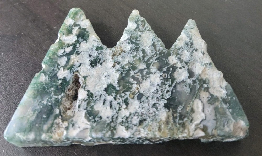Moss Agate Mountain Carving