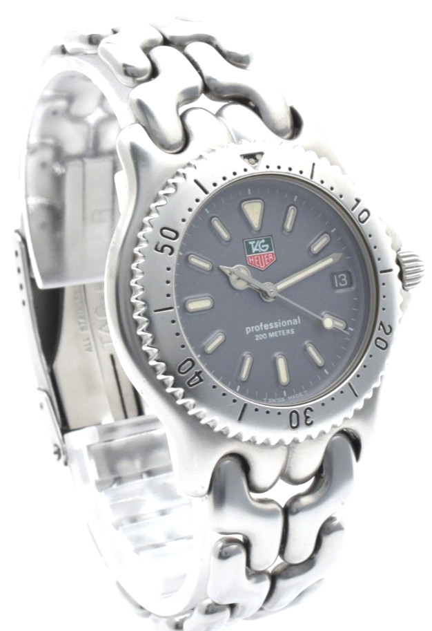 Vintage [MINT w/Box] TAG Heuer SEL S99.206M Gray 38mm Quartz Men's Watch