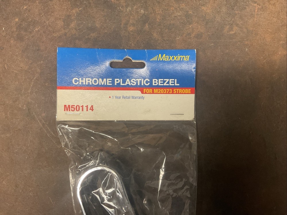 Maxxima M50114 Chrome Plastic Bezel For M20373 Strobe