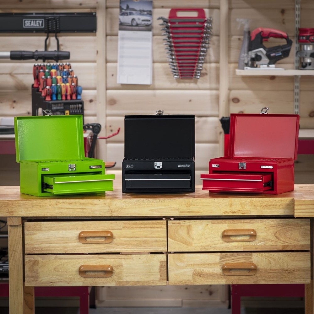 Sealey APMTB2 1 Drawer Mini Toolbox Black