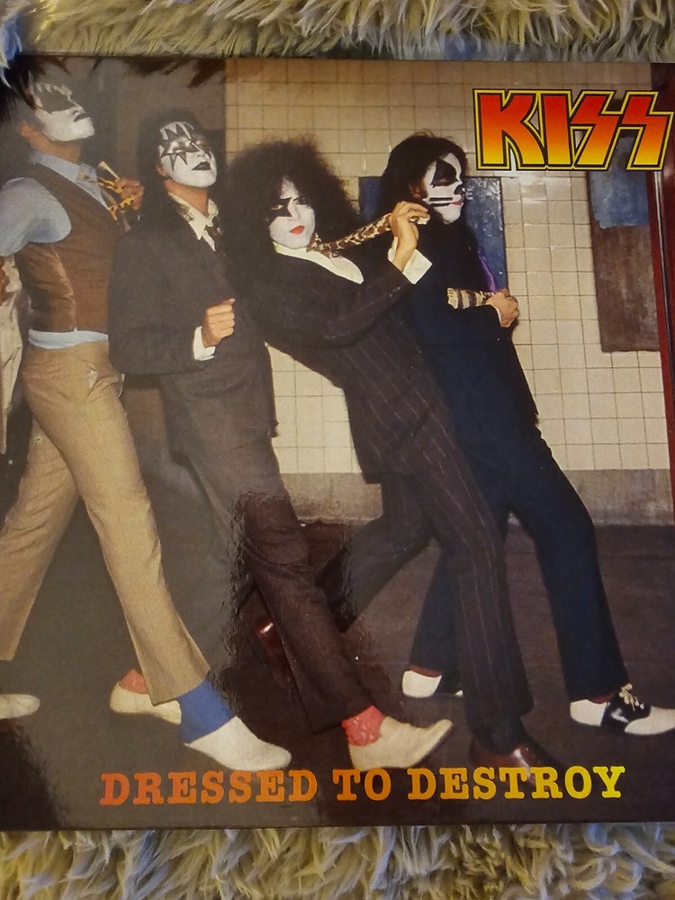 KISS DRESSED TO DESTROY RARE SILVER VINYL DEMOS UNRELEASED GENE PAUL ACE PETER