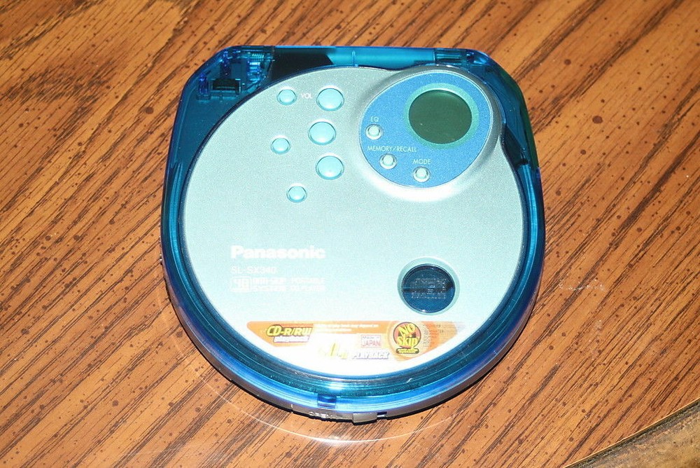 Panasonic Portable CD Player Model SL-SX340 Box Instructions AC Adapter