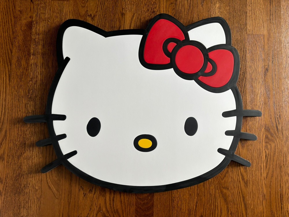 Hello Kitty Sign Logo Display Wall Art Artwork