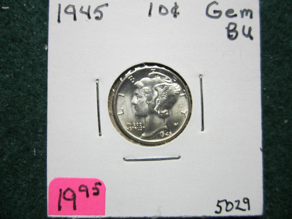 1945  Mercury Dime