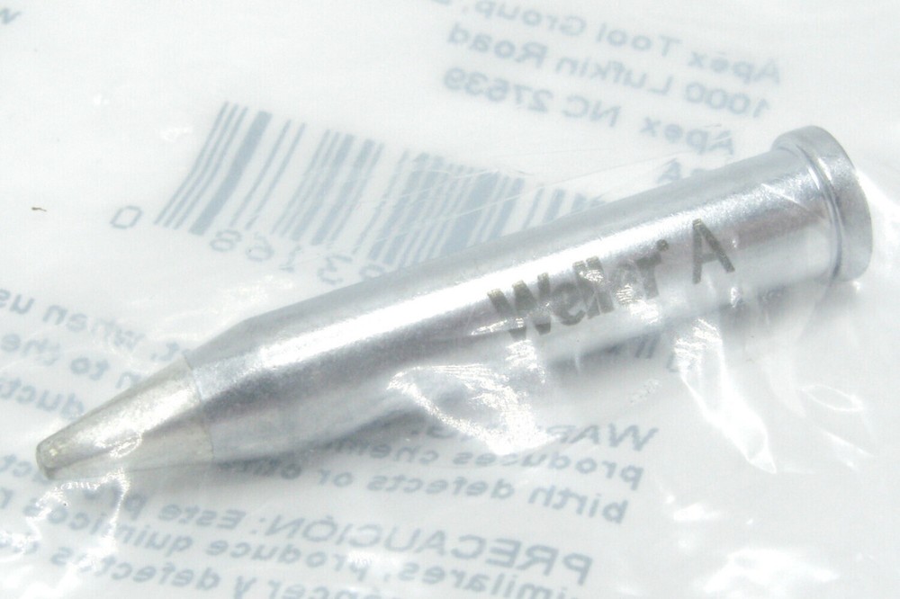 Weller XT A Chisel Soldering Tip, 2pc Lot