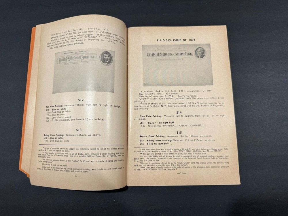 1955 United States Post Card Catalog