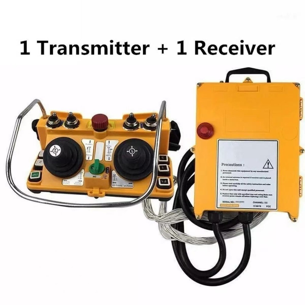 Hoist Crane Wireless Industrial Radio Remote Controller Transmitter & Receiver-