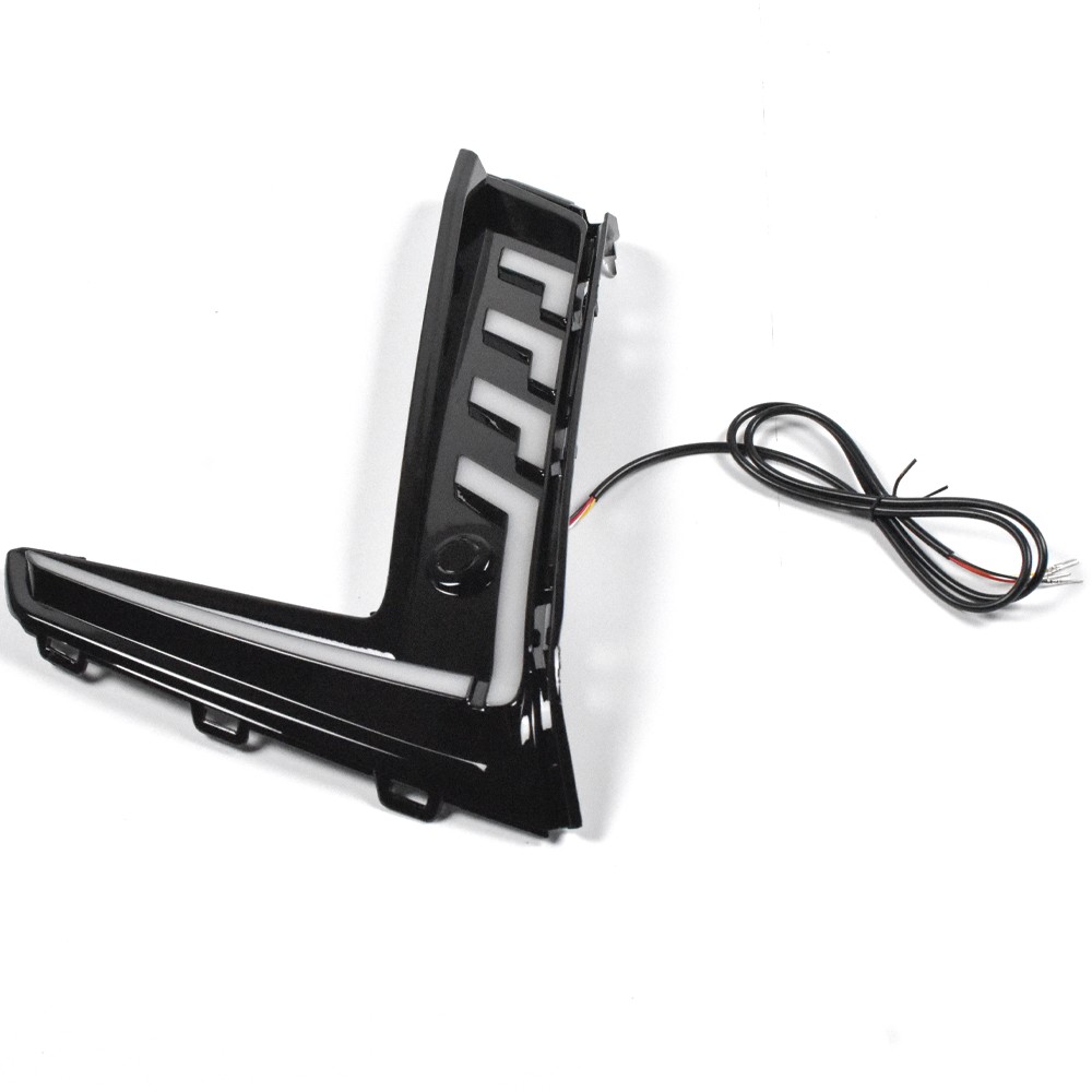 Pair For Honda CR-V CRV 2023-2025 LED DRL Fog Light Turn Signal With Sensor Hole