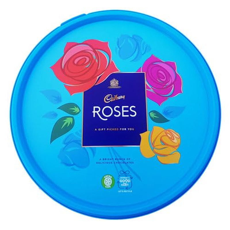 Roses Milk Chocolate Tub 550G