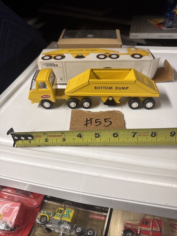 Tiny Tonka Bottom Dump Truck #655 With Box