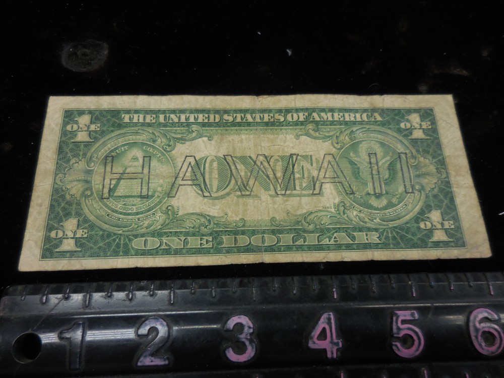 1935-A $1 ONE DOLLAR “HAWAII” SILVER CERTIFICATE NOTE