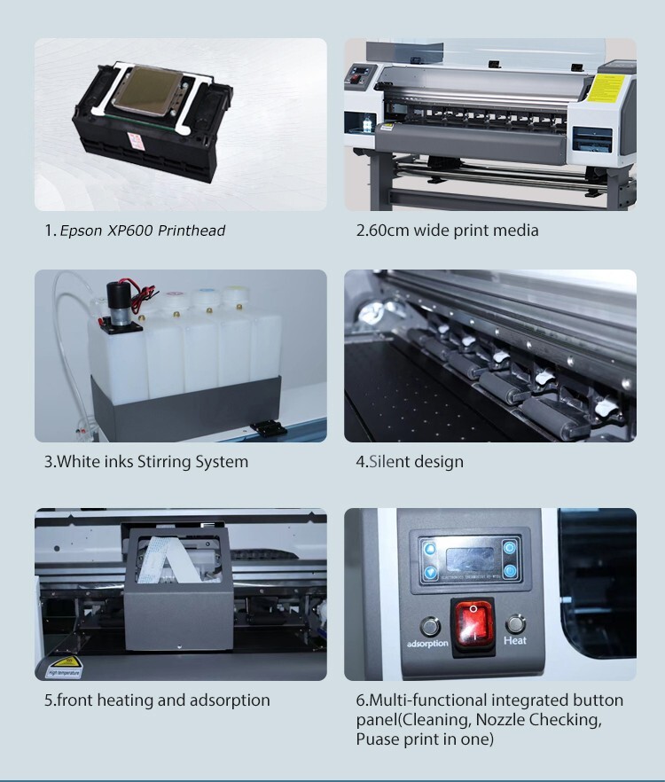 Exclusive Bundle Price Refine Full Color RF-CF60 DTF Printer USA Support