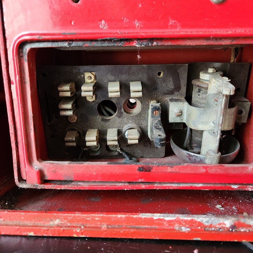 Vintage SAFA Fire Alarm Box For Restoration Matching Code Wheel & Plate #