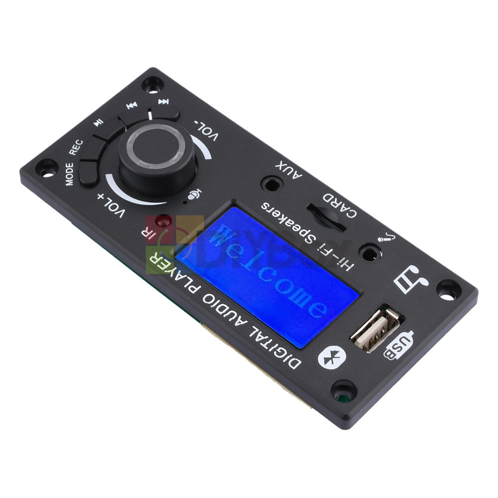 MP3 Decoder Board LCD Bluetooth FM Radio Audio Module with Remote Control 12V