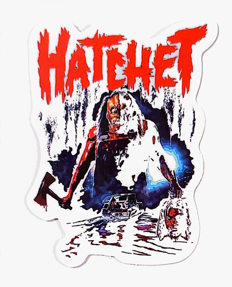 Hatchet Horror Waterproof Sticker