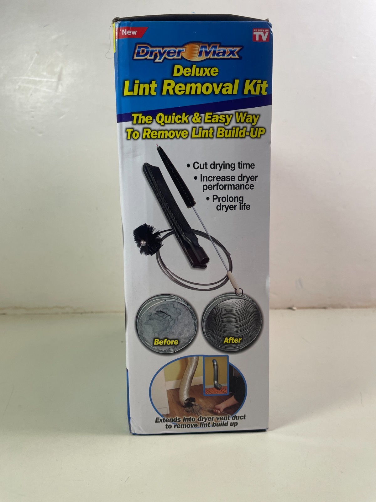 Dryer Max Deluxe Dryer Lint Removal Kit Vacuum Attachment 3 Piece Kit
