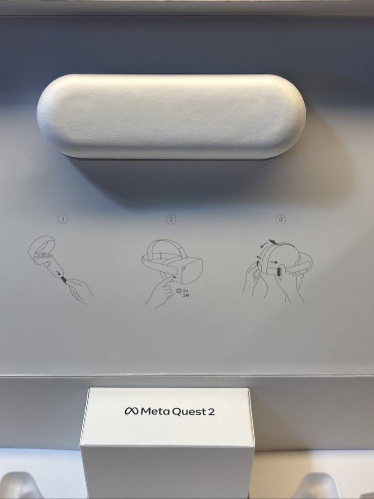 OEM Oculus Meta Quest 2 - Empty Box Only 128gb Model Facebook Virtual Reality