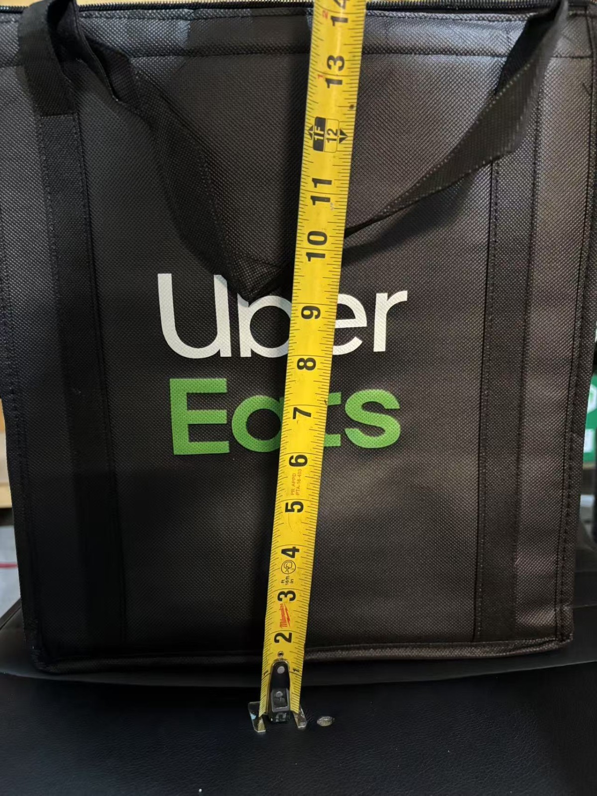 Insulated Uber Eats Delivery Bag – 34x22x38cm | Thermal Food Carrier with Handle