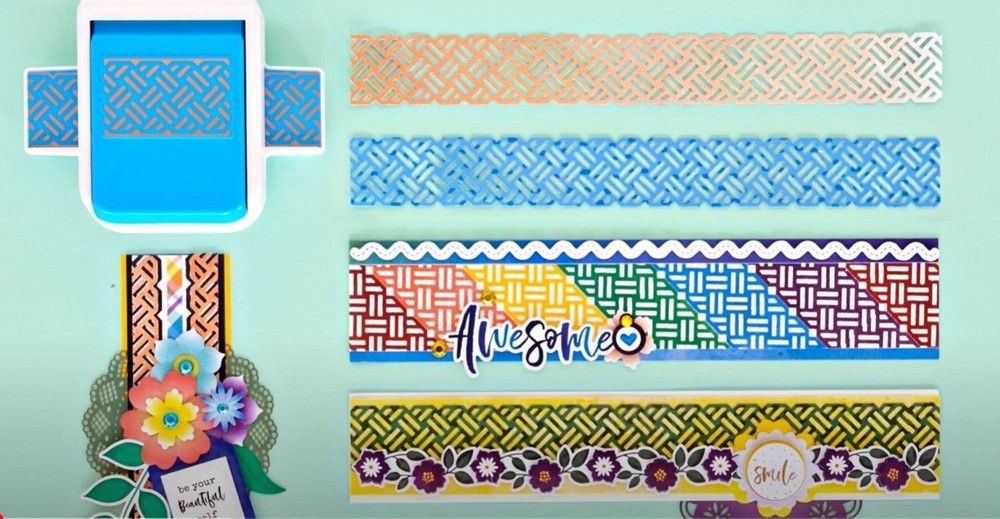 Creative Memories Basketweave Border Punch