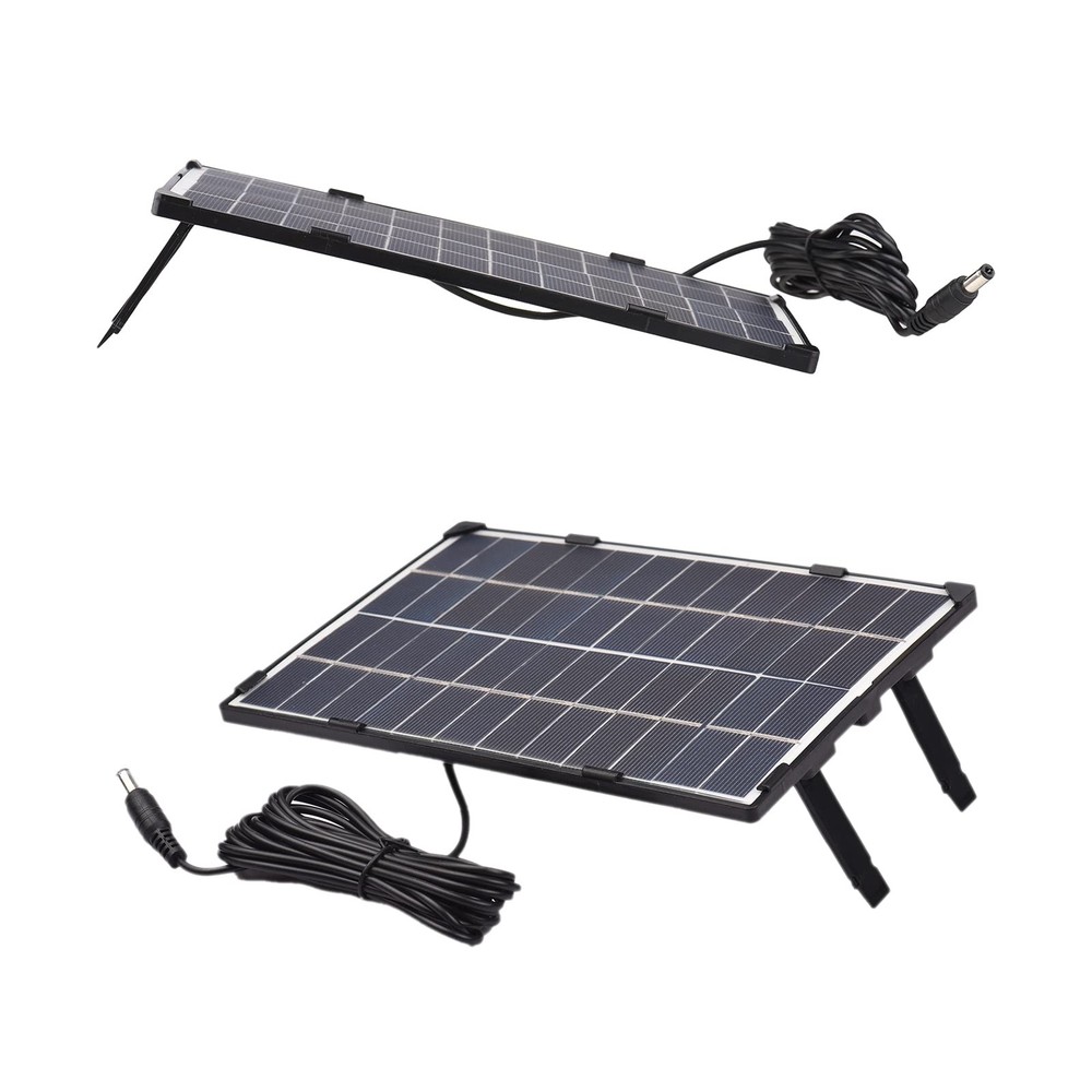 Sunydog Mini Solar Panel, 6W 12V Solar Panel Outdoor Security Camera Solar Cell