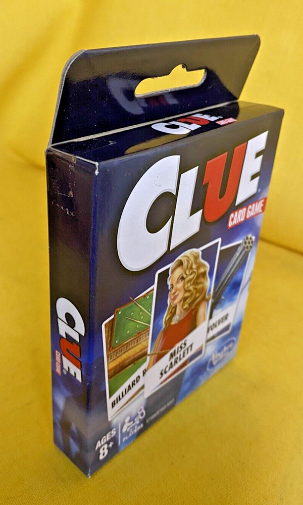Hasbro Gaming Clue Card Game